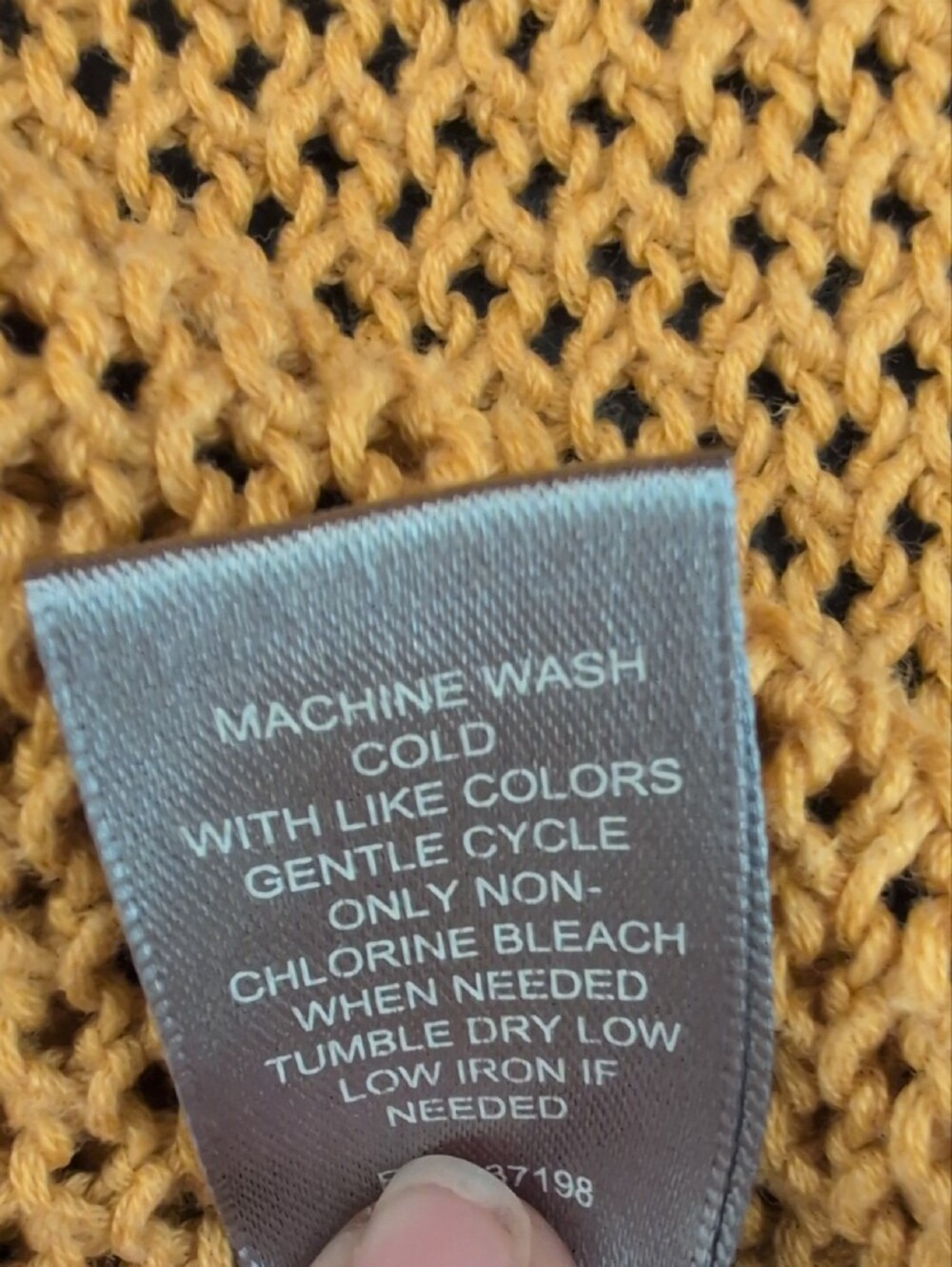 Marled Reunited Clothing Mustard Yellow Hooded Duster Cardigan - Picture 8 of 8